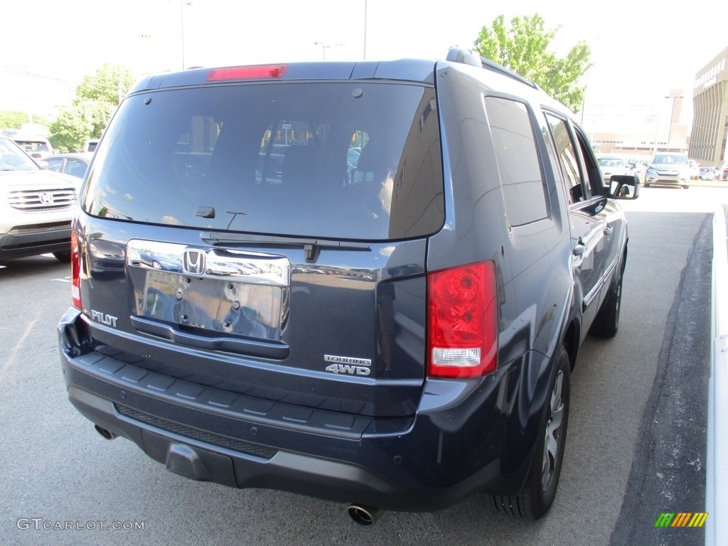 2012 Pilot Touring 4WD - Bali Blue Pearl / Gray photo #5