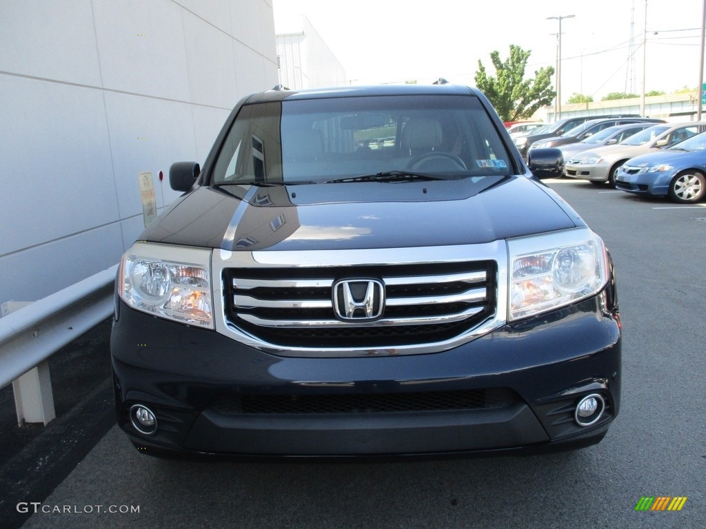 2012 Pilot Touring 4WD - Bali Blue Pearl / Gray photo #8