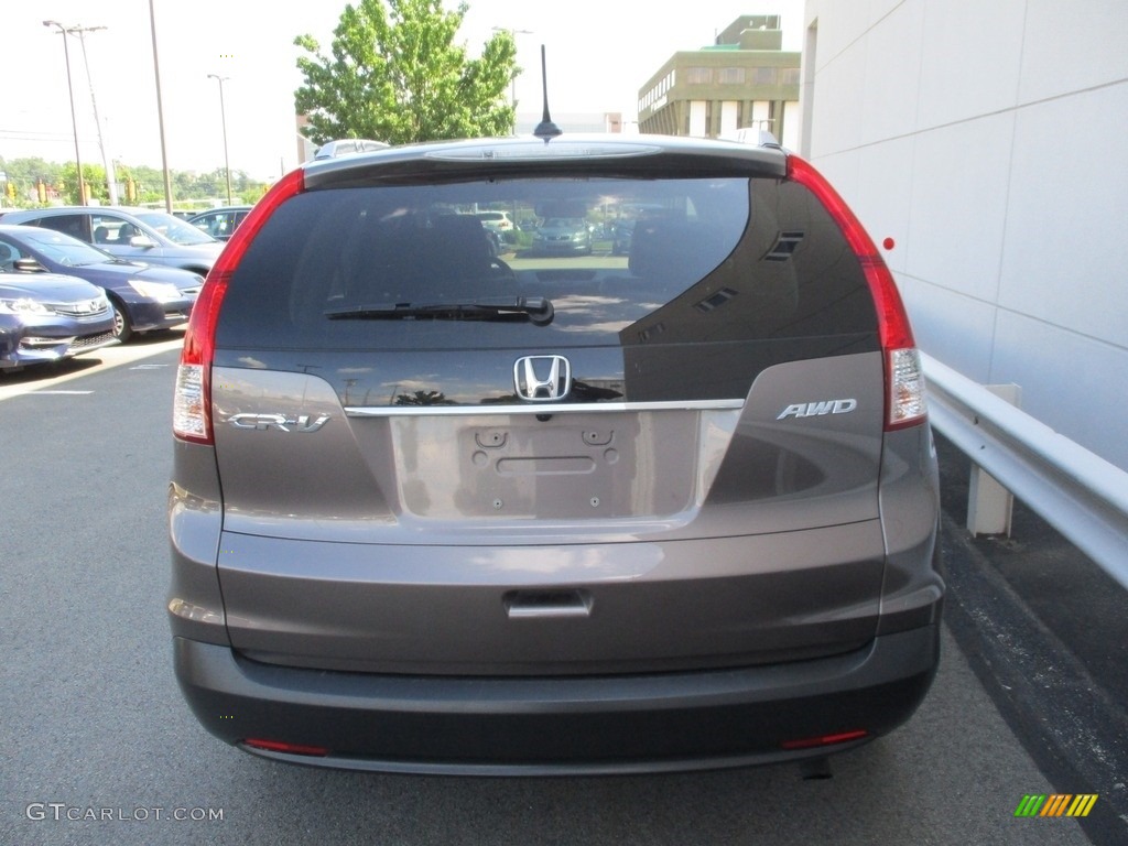 2013 CR-V EX-L AWD - Urban Titanium Metallic / Black photo #4