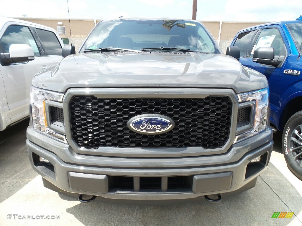 2018 F150 STX SuperCab 4x4 - Lead Foot / Earth Gray photo #2