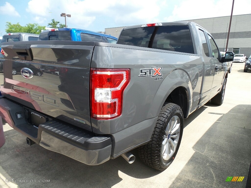 2018 F150 STX SuperCab 4x4 - Lead Foot / Earth Gray photo #3