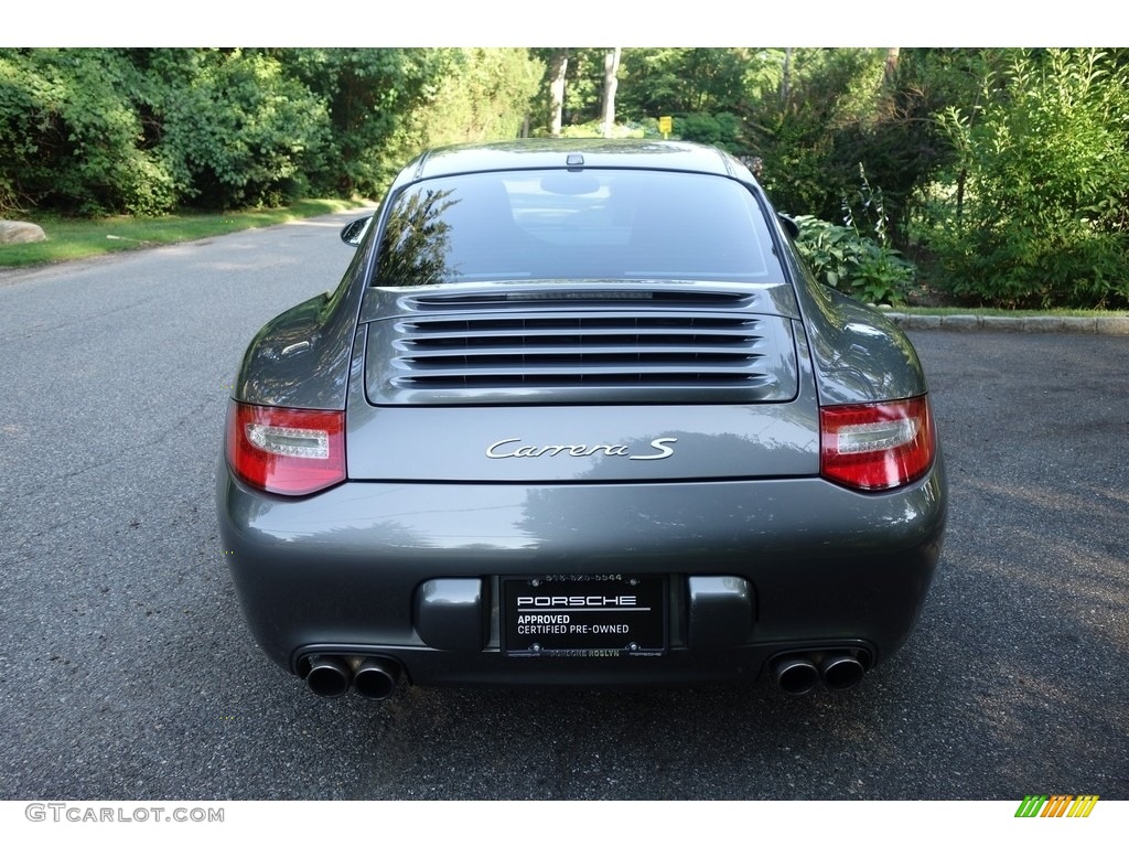 2012 911 Carrera S Coupe - Meteor Grey Metallic / Black photo #5