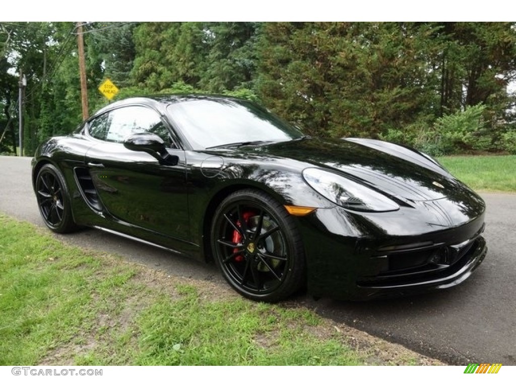 Black 2018 Porsche 718 Cayman GTS Exterior Photo #128068247