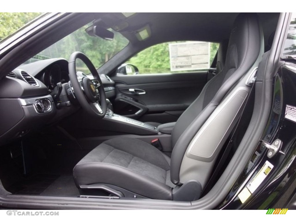 Black Interior 2018 Porsche 718 Cayman GTS Photo #128068448