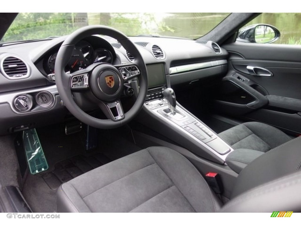 Black Interior 2018 Porsche 718 Cayman GTS Photo #128068469