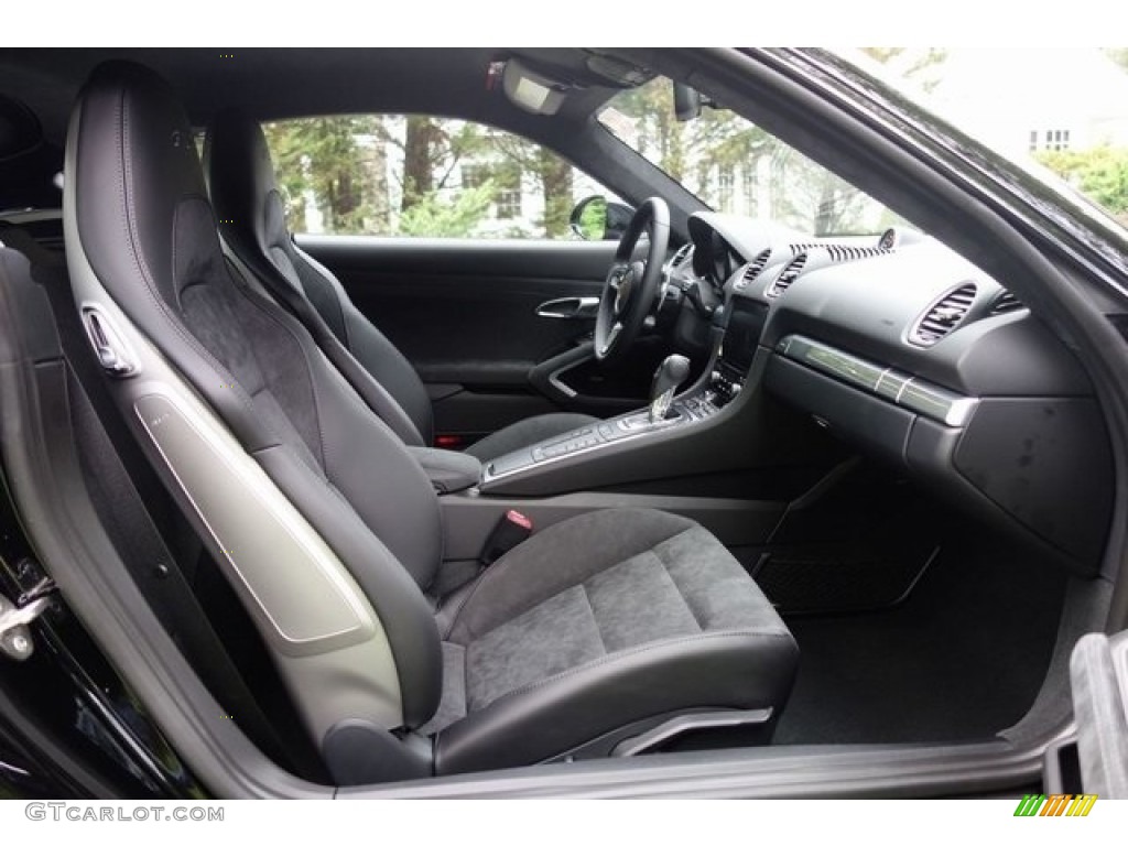 Black Interior 2018 Porsche 718 Cayman GTS Photo #128068508