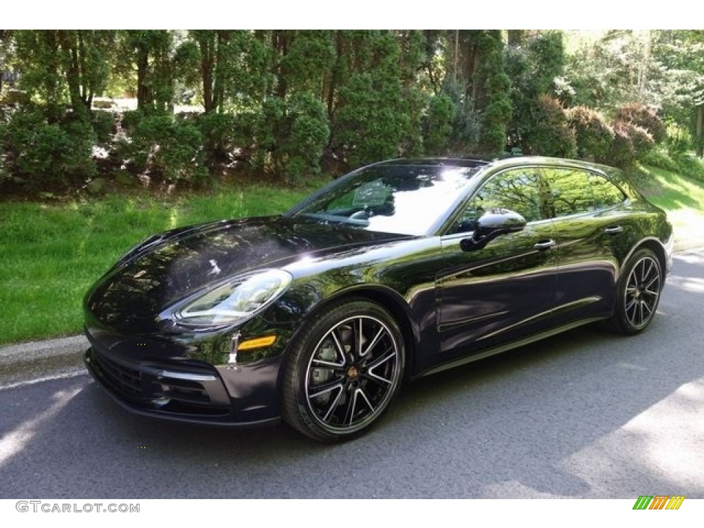 Black 2018 Porsche Panamera 4S Sport Turismo Exterior Photo #128069756