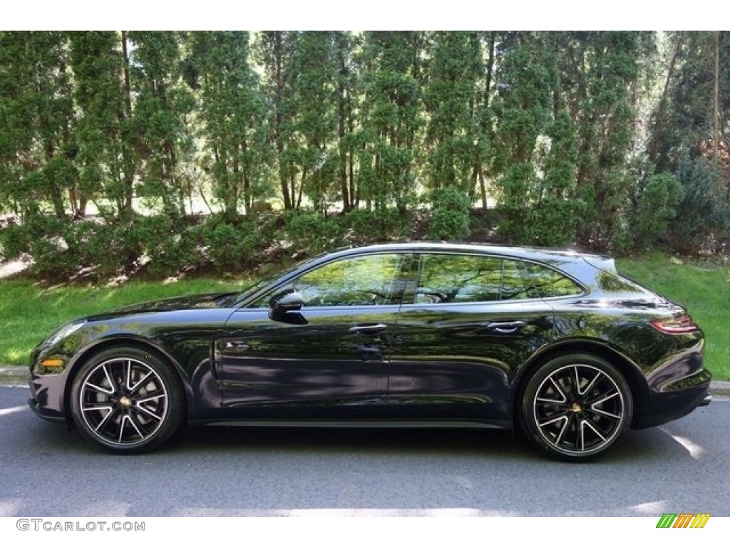 Black 2018 Porsche Panamera 4S Sport Turismo Exterior Photo #128069777