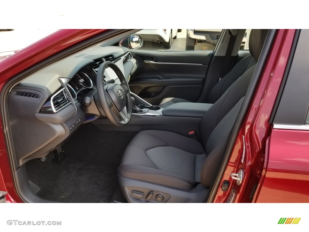 2018 Camry LE - Ruby Flare Pearl / Black photo #3