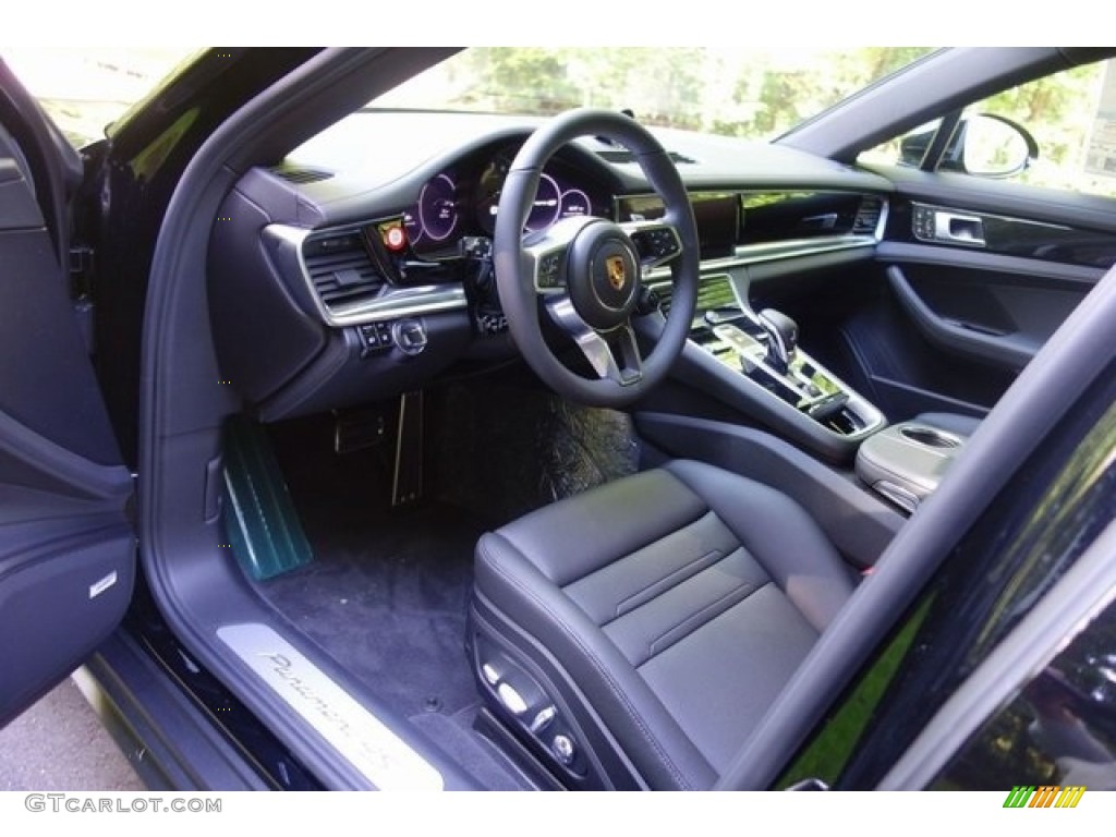 Black Interior 2018 Porsche Panamera 4S Sport Turismo Photo #128069924