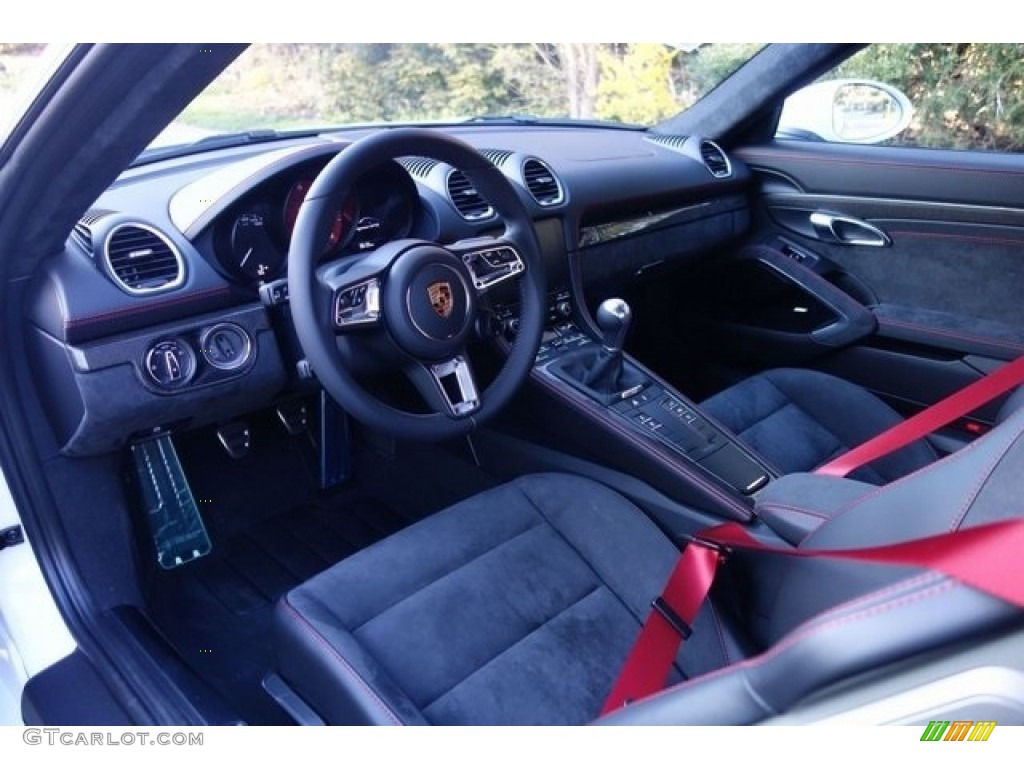 Black Interior 2018 Porsche 718 Cayman GTS Photo #128070938