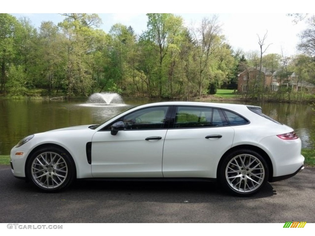 White 2018 Porsche Panamera 4S Sport Turismo Exterior Photo #128071154