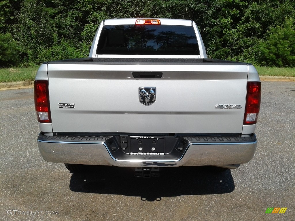2018 1500 Tradesman Quad Cab 4x4 - Bright Silver Metallic / Black/Diesel Gray photo #7