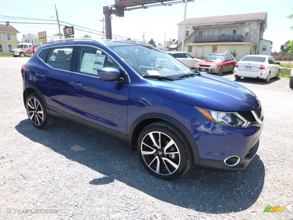 Caspian Blue 2018 Nissan Rogue Sport SL AWD Exterior Photo #128073113