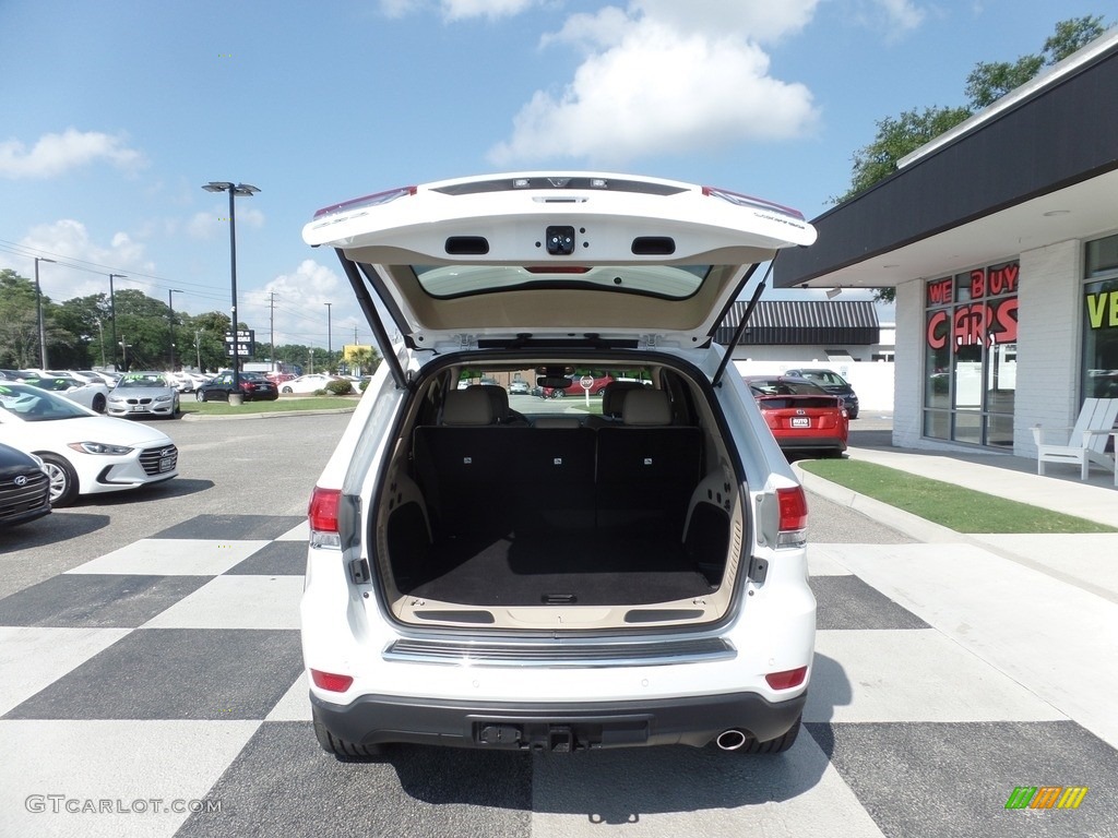 2018 Grand Cherokee Limited 4x4 - Bright White / Black/Light Frost Beige photo #5