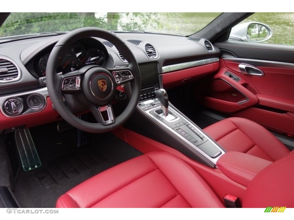 Black Bordeaux Red Interior 2018 Porsche 718 Cayman Gts