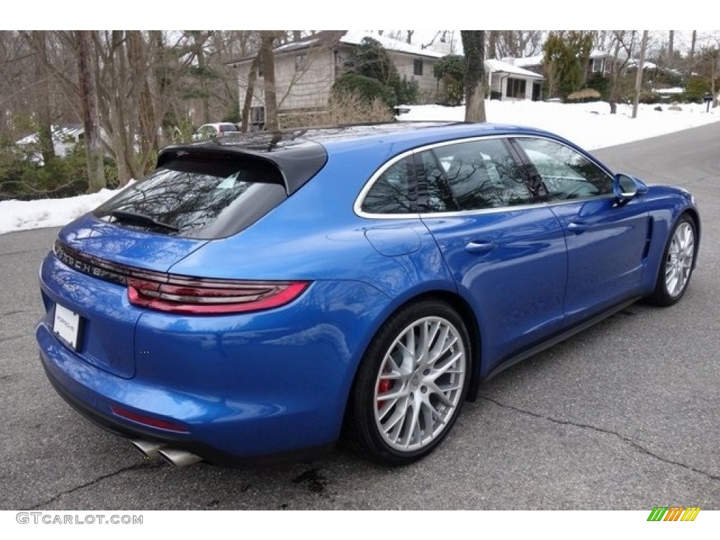 2018 Panamera Turbo Sport Turismo - Sapphire Blue Metallic / Black photo #7