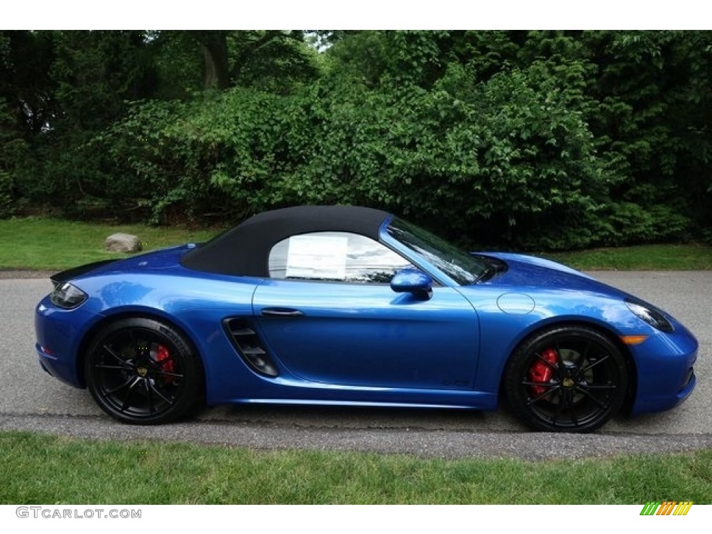 Sapphire Blue Metallic 2018 Porsche 718 Boxster S Exterior Photo #128082221
