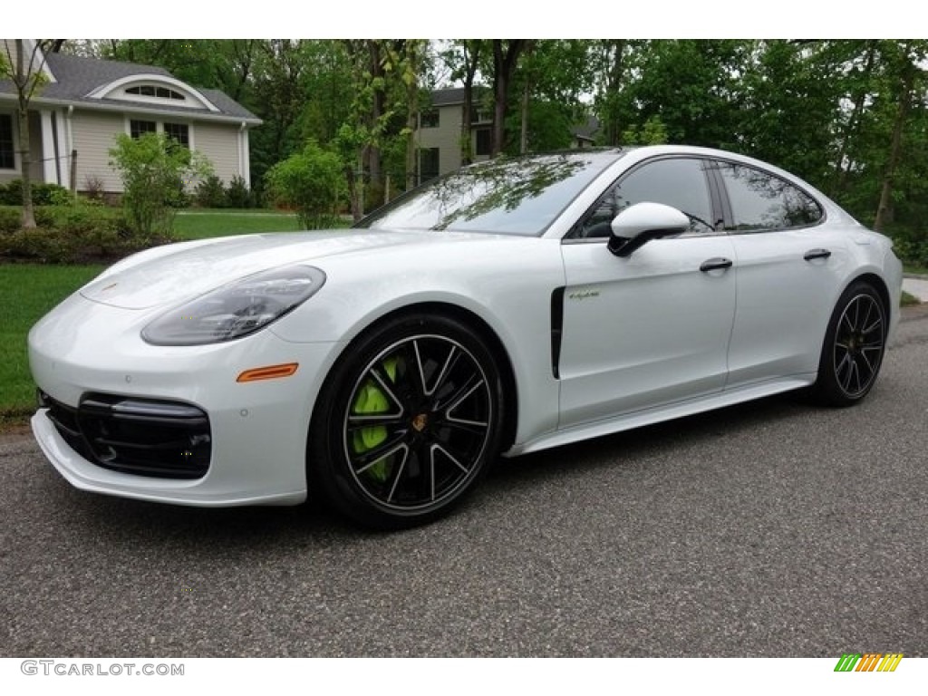 White 2018 Porsche Panamera Turbo S E-Hybrid Exterior Photo #128082484