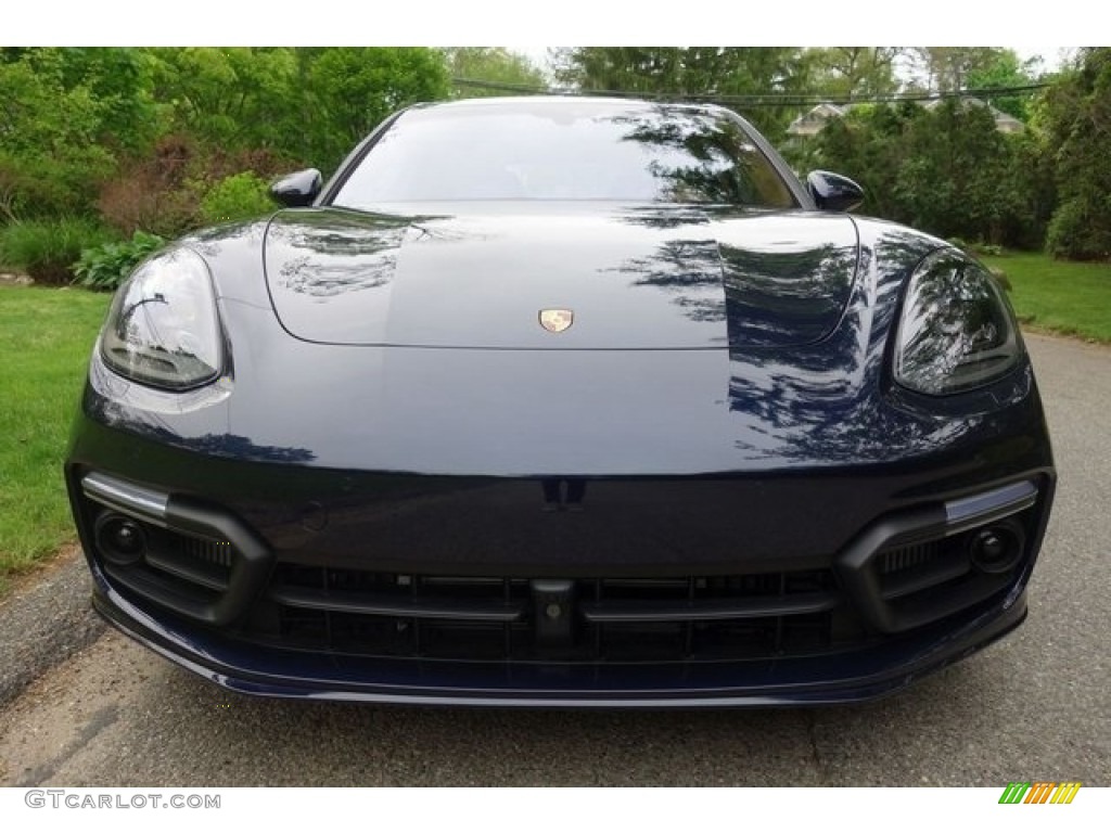 2018 Panamera Turbo S E-Hybrid - Night Blue Metallic / Truffle Brown Club Leather photo #2