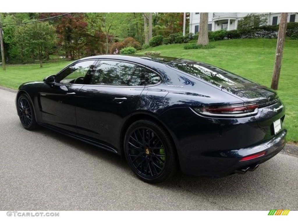 2018 Panamera Turbo S E-Hybrid - Night Blue Metallic / Truffle Brown Club Leather photo #5