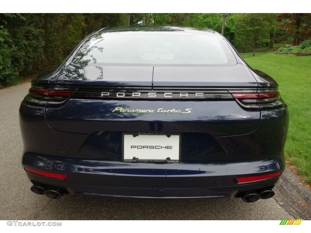 2018 Panamera Turbo S E-Hybrid - Night Blue Metallic / Truffle Brown Club Leather photo #7