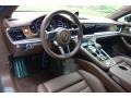  2018 Panamera Turbo S E-Hybrid Truffle Brown Club Leather Interior