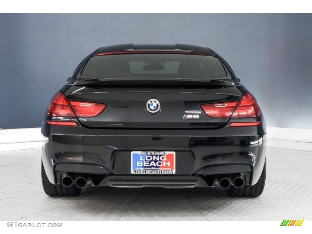 2015 M6 Gran Coupe - Black Sapphire Metallic / Black photo #3