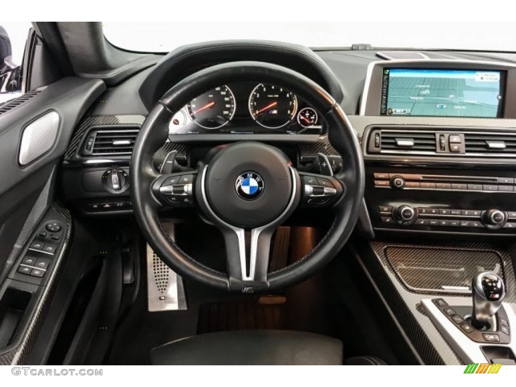 2015 BMW M6 Gran Coupe Black Dashboard Photo #128083648