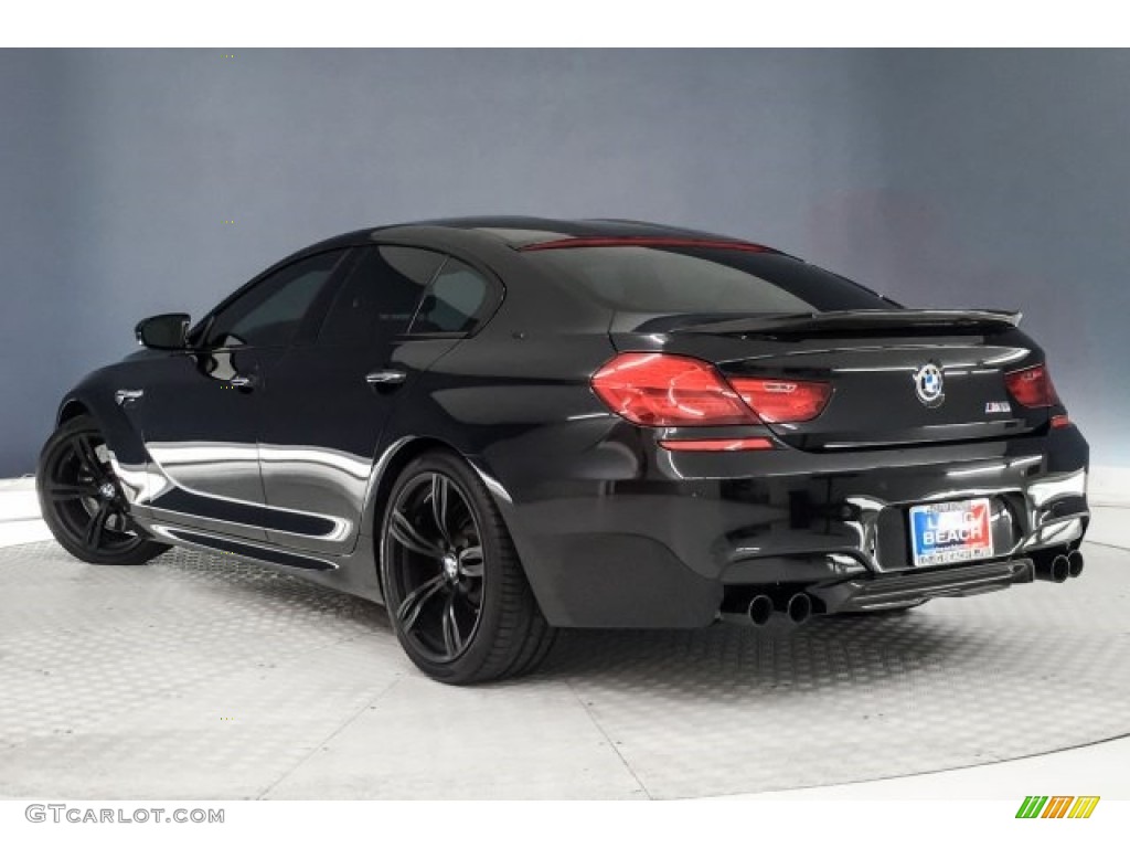 2015 M6 Gran Coupe - Black Sapphire Metallic / Black photo #10