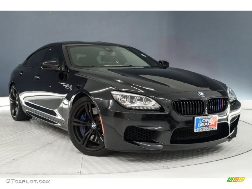 Black Sapphire Metallic 2015 BMW M6 Gran Coupe Exterior Photo #128083807