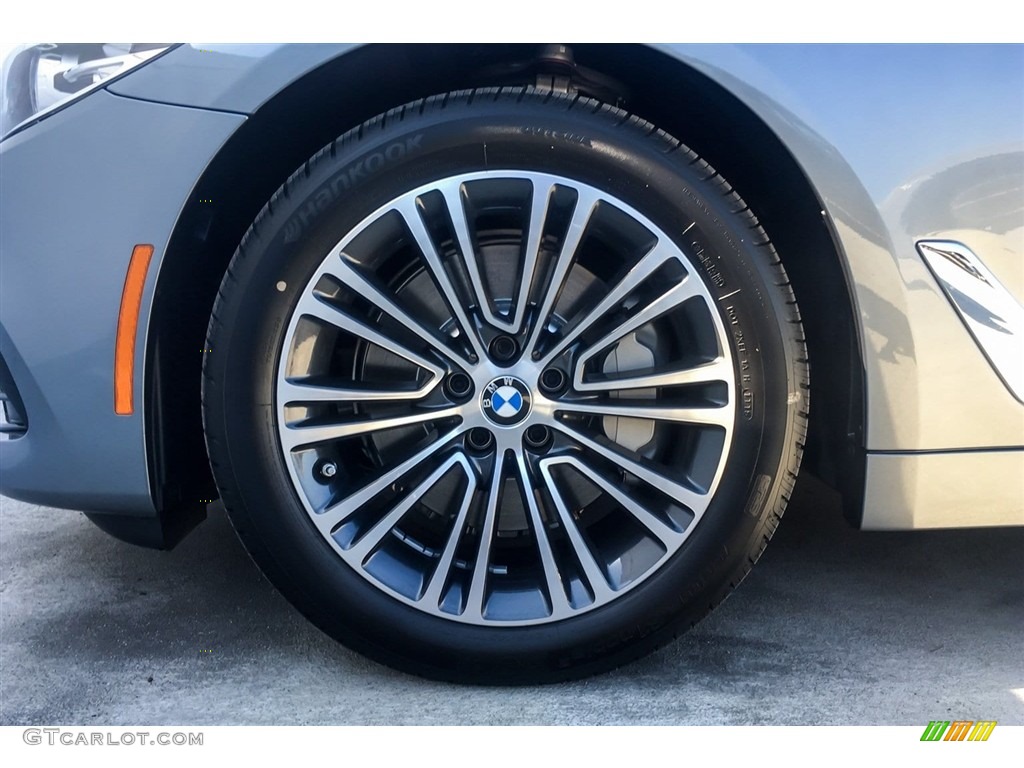 2018 5 Series 530i Sedan - Bluestone Metallic / Black photo #9