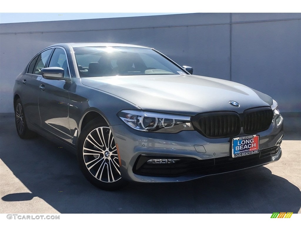 2018 5 Series 530i Sedan - Bluestone Metallic / Black photo #12