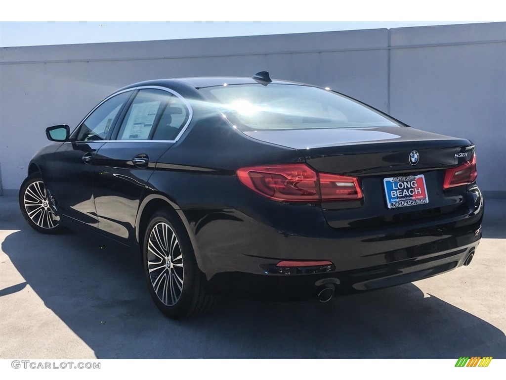 2018 5 Series 530i Sedan - Black Sapphire Metallic / Black photo #3