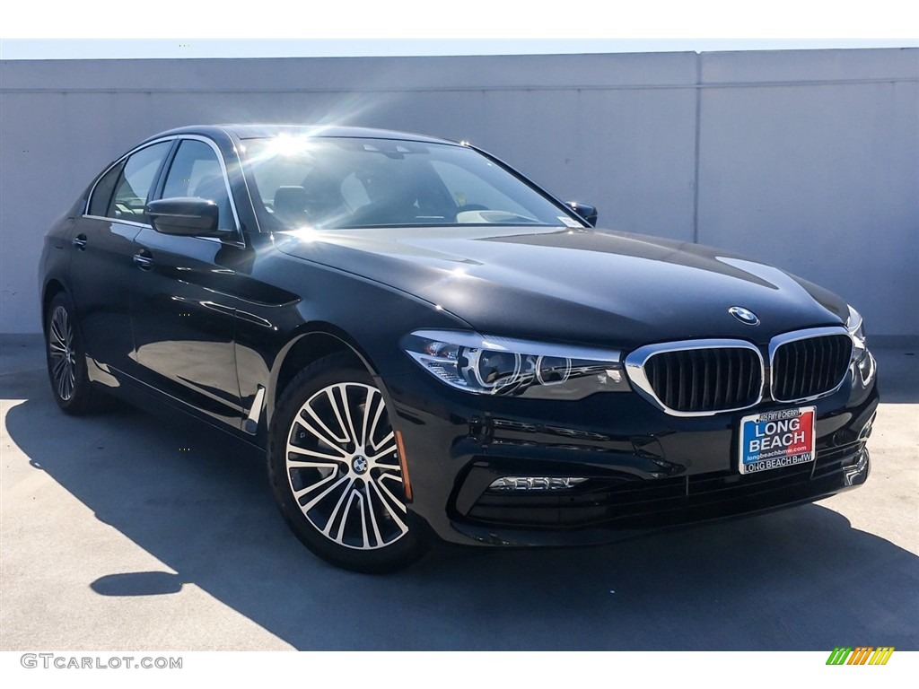 2018 5 Series 530i Sedan - Black Sapphire Metallic / Black photo #12