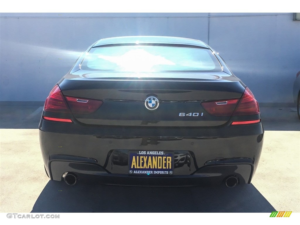 2018 6 Series 640i Gran Coupe - Black Sapphire Metallic / Black photo #4