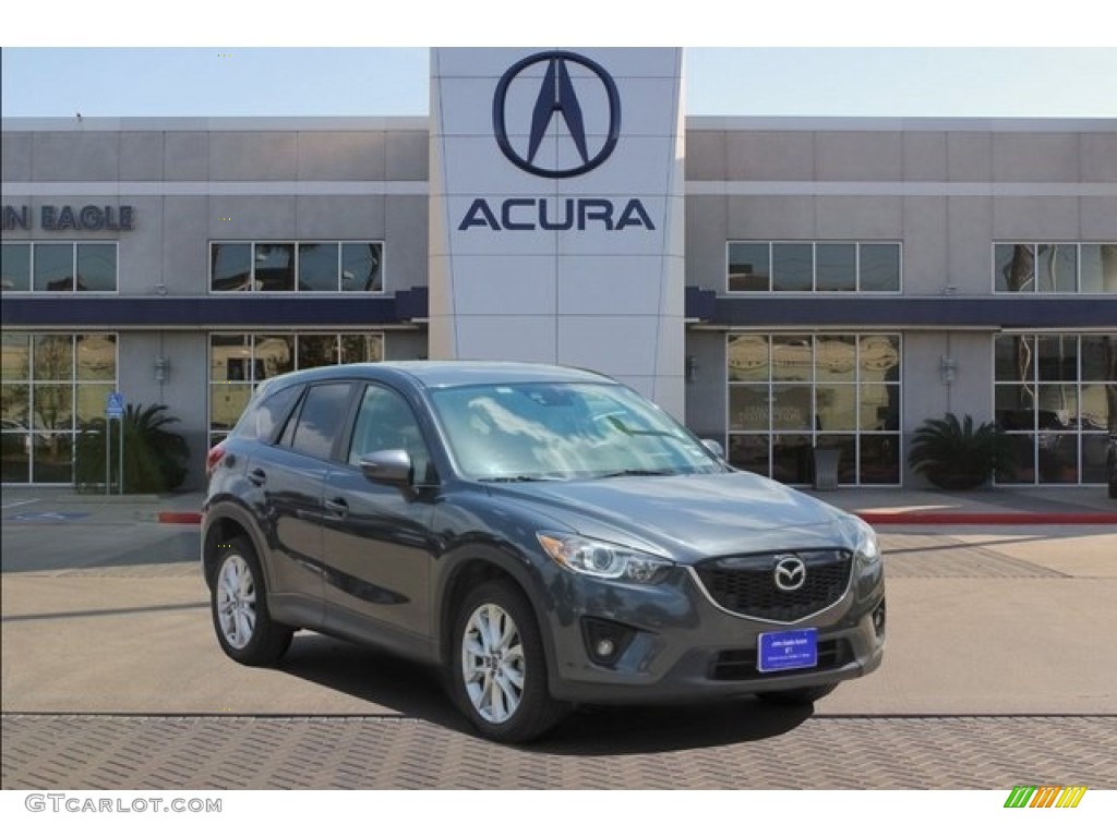 2015 CX-5 Grand Touring - Meteor Gray Mica / Black photo #1