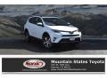 2018 Super White Toyota RAV4 XLE  photo #1