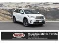 2018 Blizzard White Pearl Toyota Highlander LE AWD  photo #1