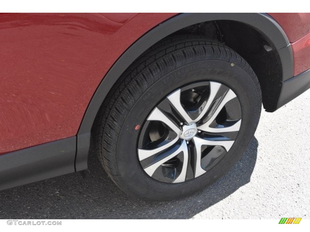 2018 RAV4 LE - Ruby Flare Pearl / Black photo #33