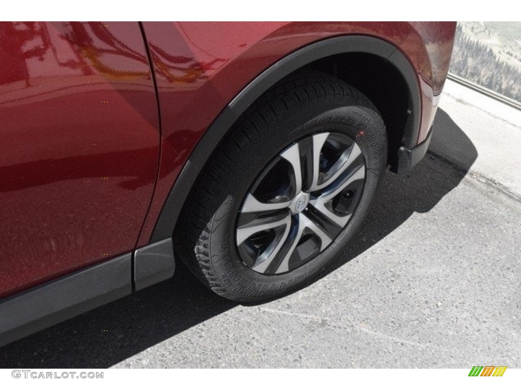2018 RAV4 LE - Ruby Flare Pearl / Black photo #35