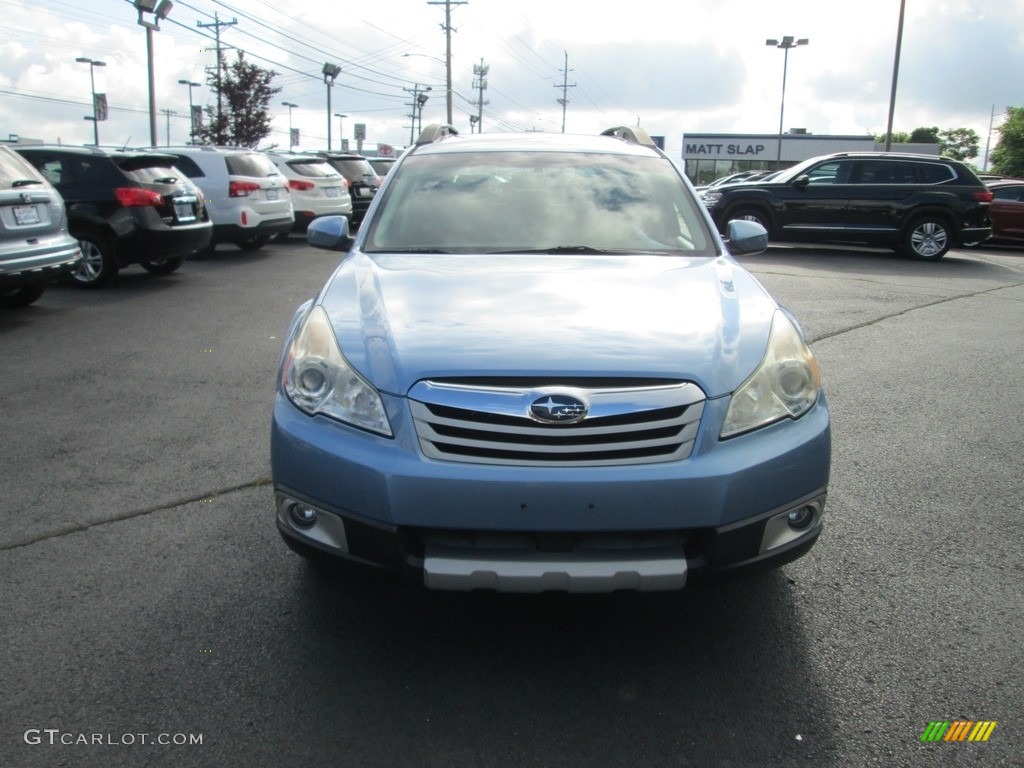 2011 Outback 2.5i Limited Wagon - Sky Blue Metallic / Off Black photo #3