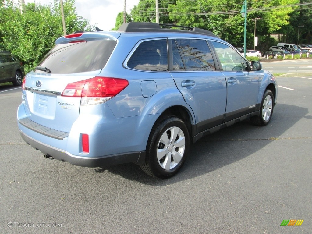 2011 Outback 2.5i Limited Wagon - Sky Blue Metallic / Off Black photo #6