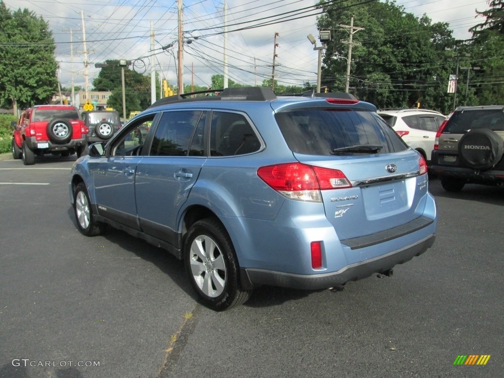 2011 Outback 2.5i Limited Wagon - Sky Blue Metallic / Off Black photo #8