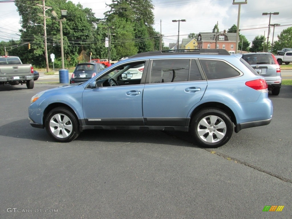 2011 Outback 2.5i Limited Wagon - Sky Blue Metallic / Off Black photo #9