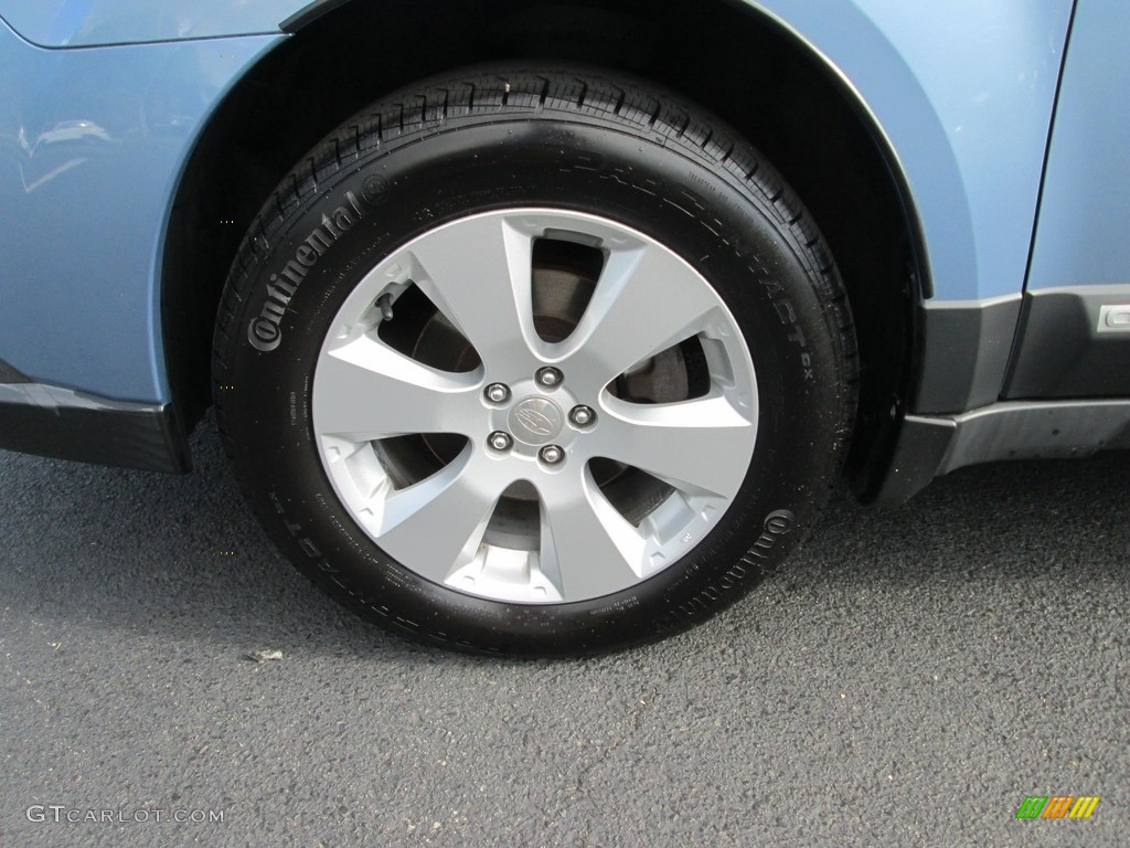 2011 Outback 2.5i Limited Wagon - Sky Blue Metallic / Off Black photo #23