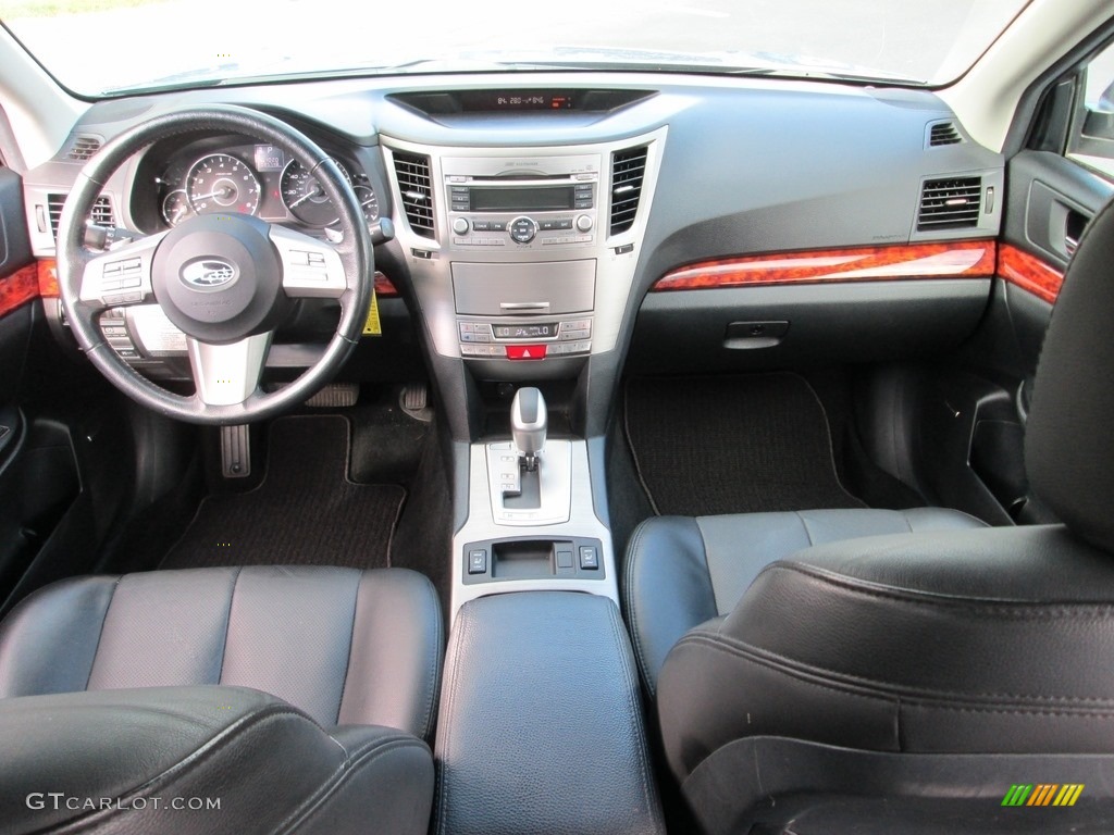 2011 Outback 2.5i Limited Wagon - Sky Blue Metallic / Off Black photo #25