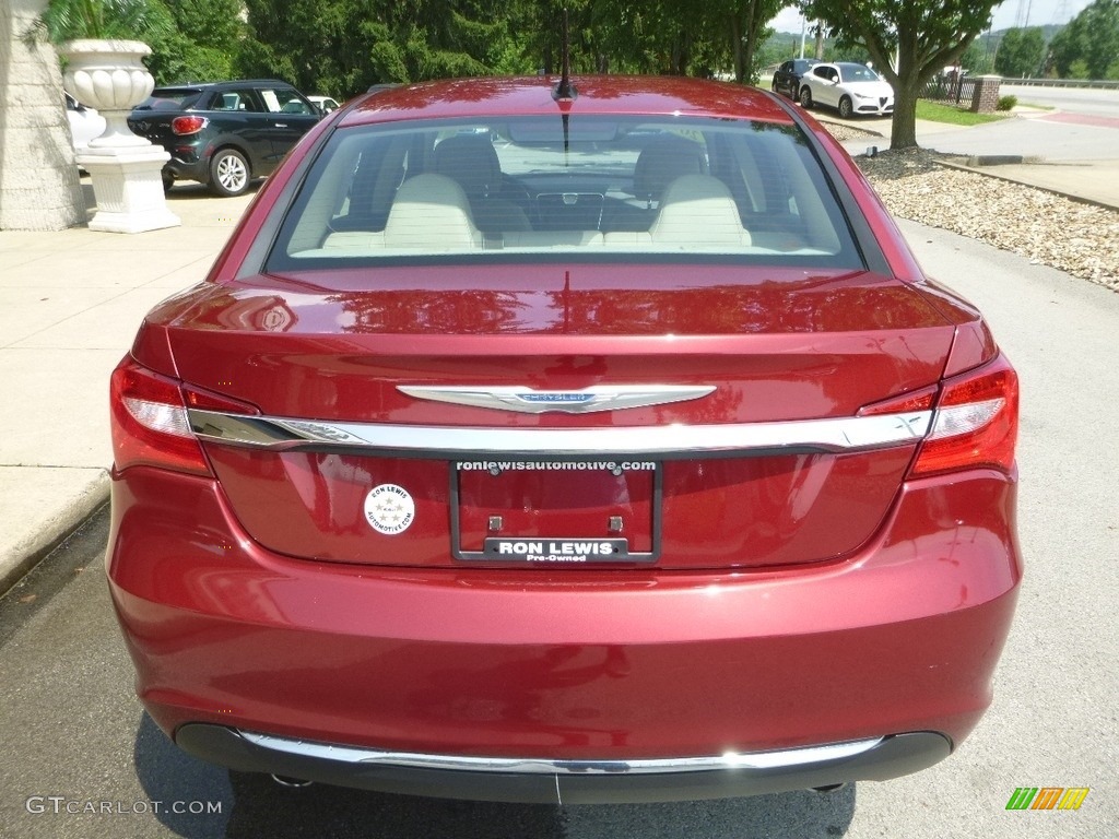 2012 200 Limited Sedan - Deep Cherry Red Crystal Pearl Coat / Black/Light Frost photo #9