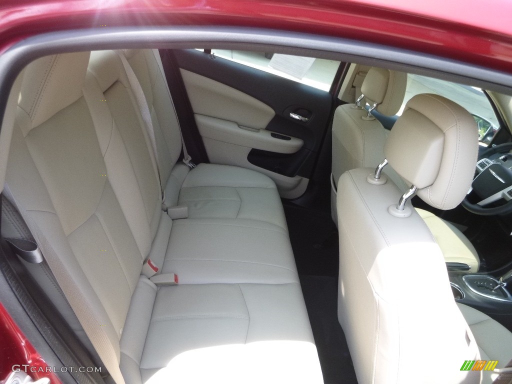 2012 200 Limited Sedan - Deep Cherry Red Crystal Pearl Coat / Black/Light Frost photo #11