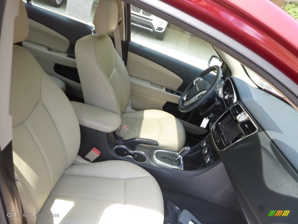 2012 200 Limited Sedan - Deep Cherry Red Crystal Pearl Coat / Black/Light Frost photo #12
